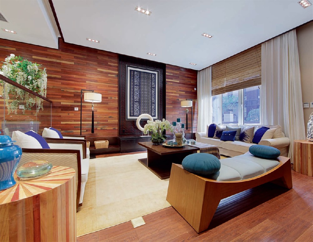 新中式装修风格-效果图案例-8