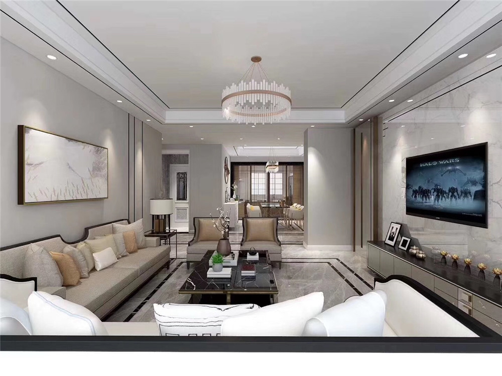 沈阳​碧桂园太阳城-现代简约装修风格-124m²