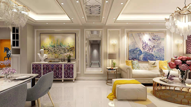 沈阳​月星国际-欧式装修风格-120m²