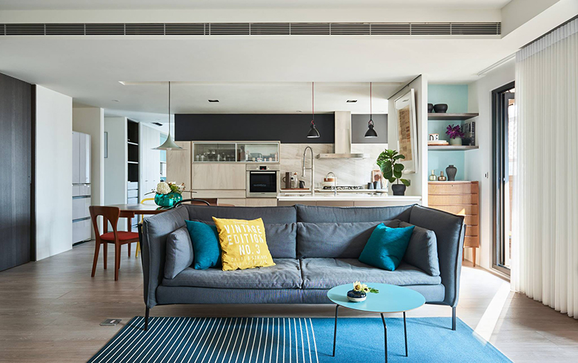 沈阳绿城全运村-现代简约装修风格-141m²